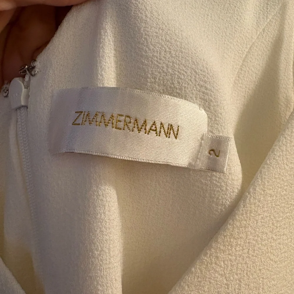 Zimmermann Cream Sleeveless Jumpsuit - Picture 4 of 4